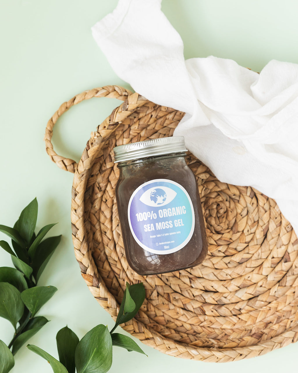 Organic Wildcrafted Honduran Sea Moss Gel (Dr. Sebi Approved)