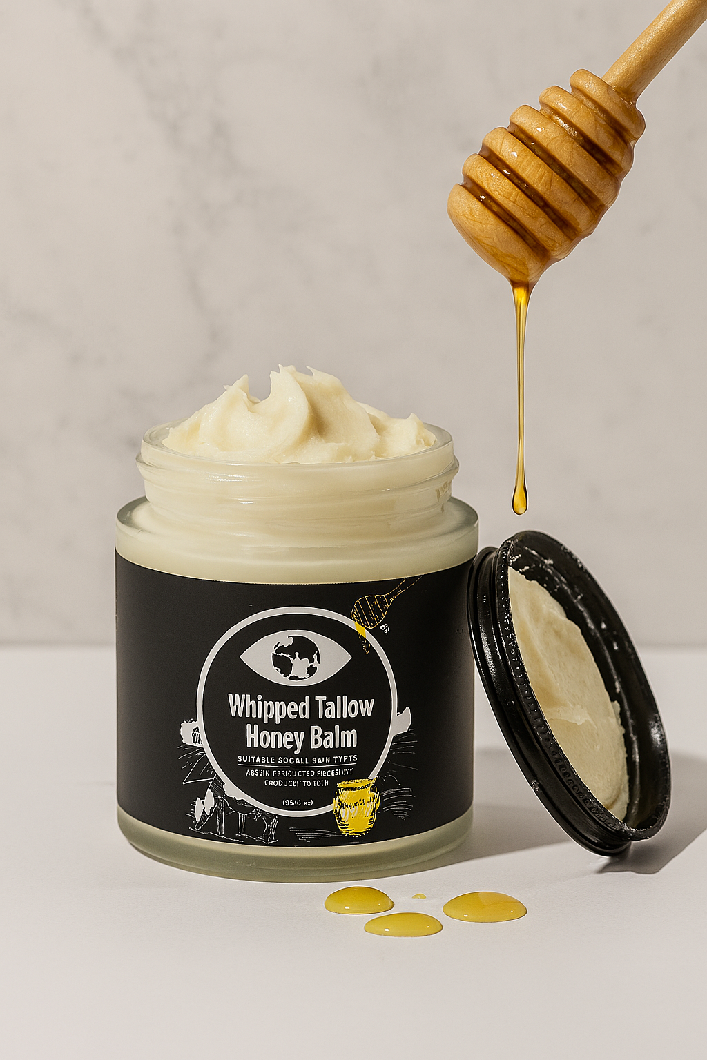 100% Organic Whipped Beef Tallow + Manuka Honey