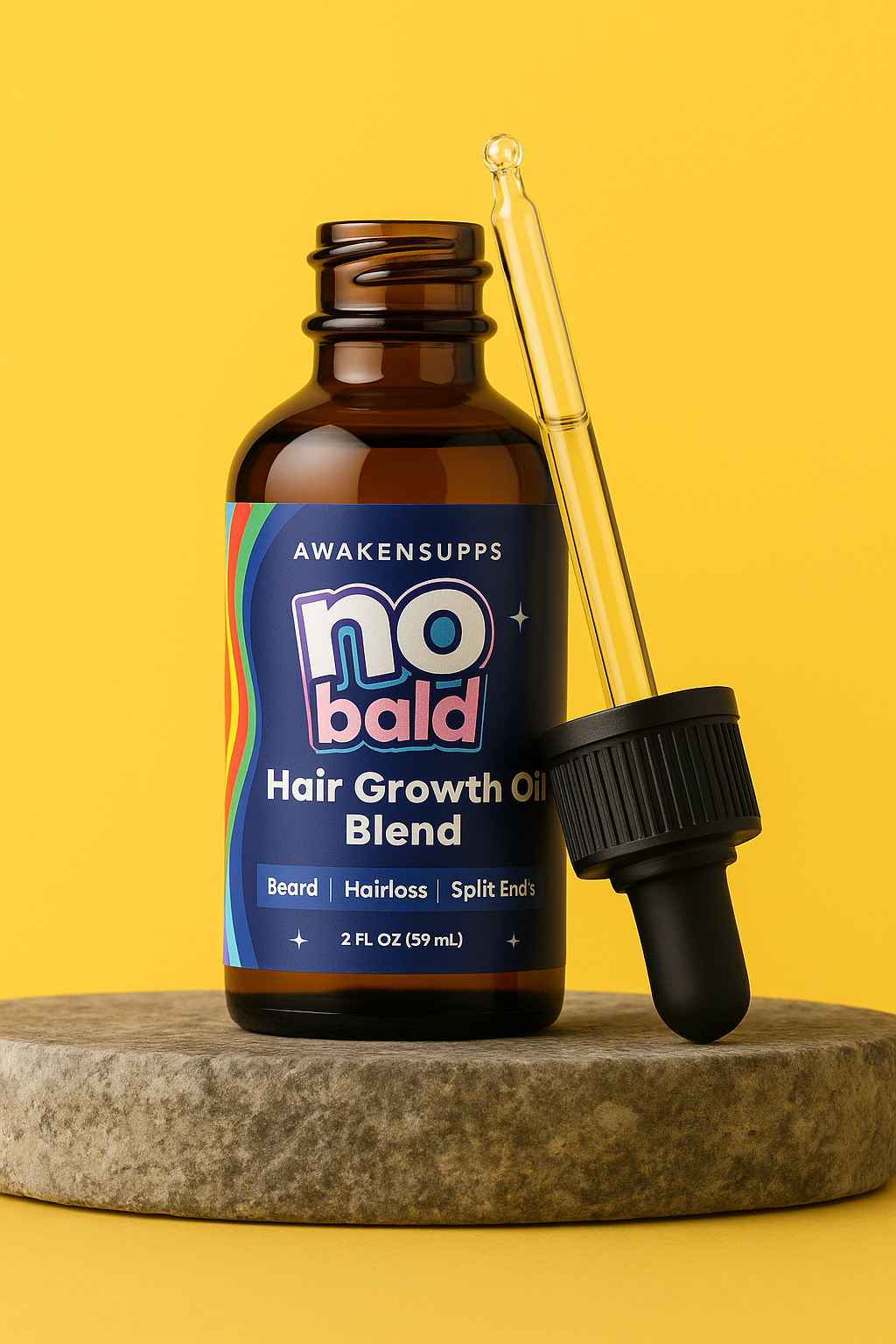 NoBald 3-in-1 Hair Growth
Oil (Batana, Castor &
Rosemary)