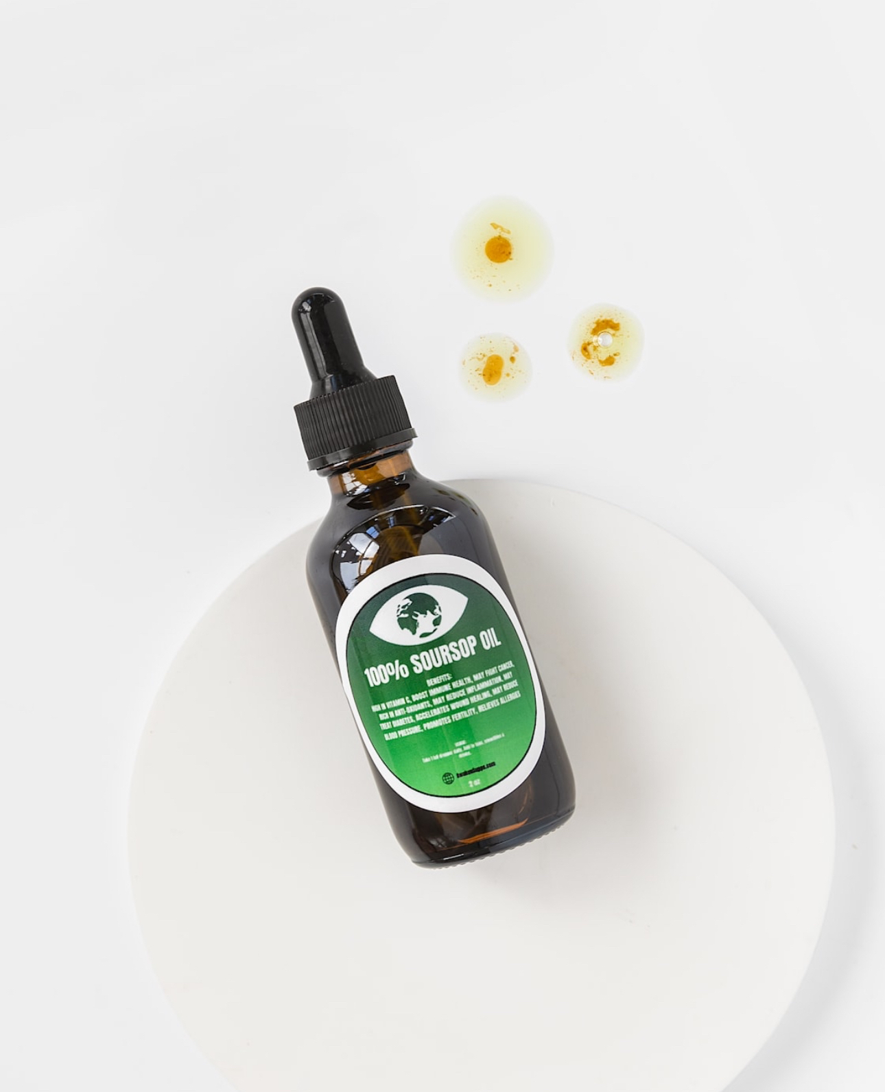 100% Organic Soursop Oil (Dr. Sebi Approved)