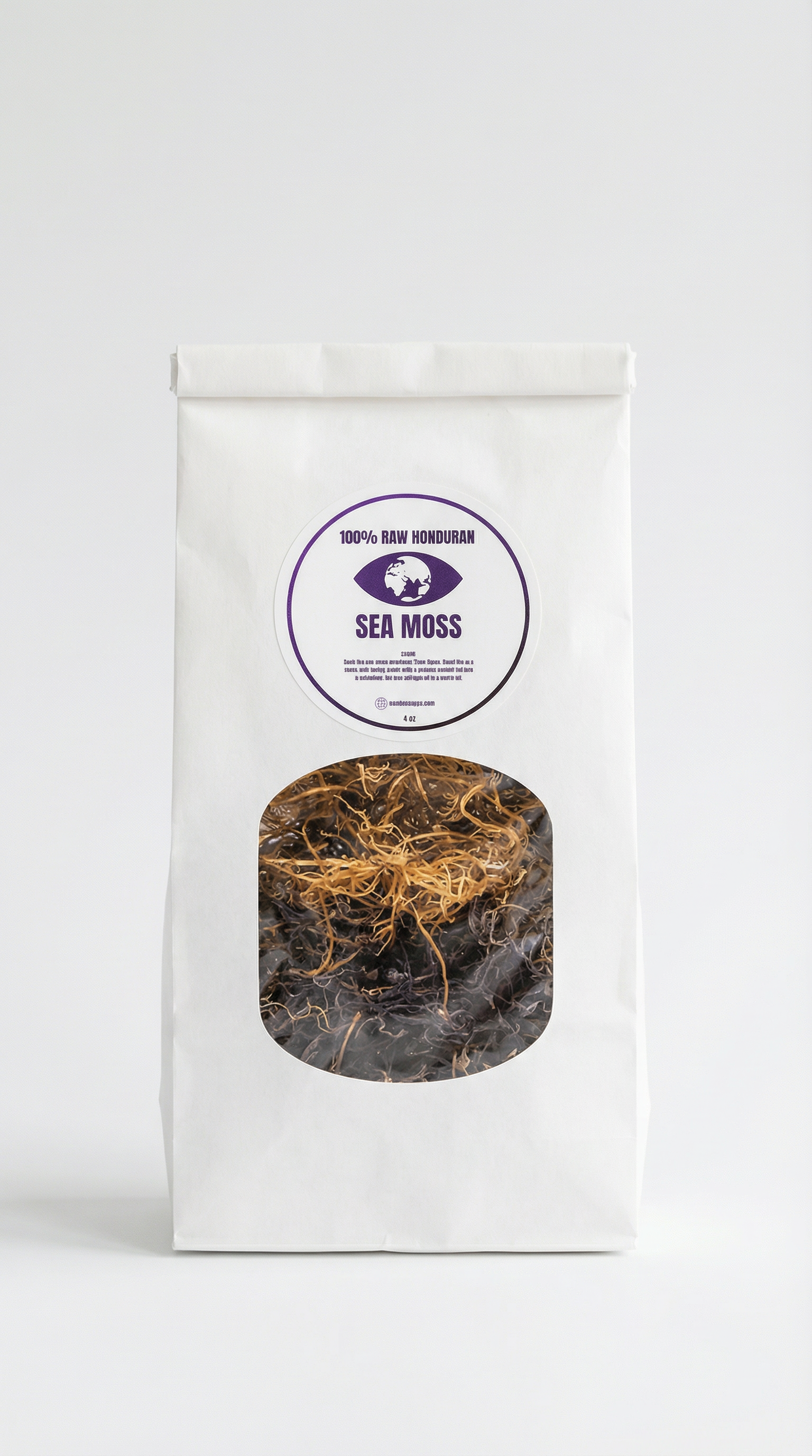 100% Wild-Crafted Honduran Sea Moss (Dr. Sebi Approved)