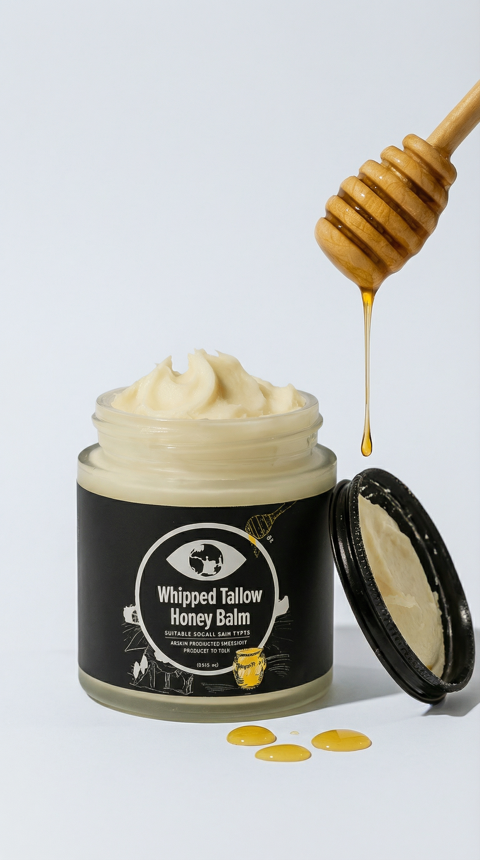 100% Organic Whipped Beef Tallow + Manuka Honey